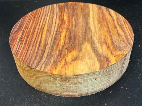 8"x2" KD Exhibition Grade Canarywood Wood Bowl Turning Blank (#00243)