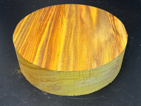 7"x2" KD Exhibition Grade Canarywood Wood Bowl Turning Blank (#00246)