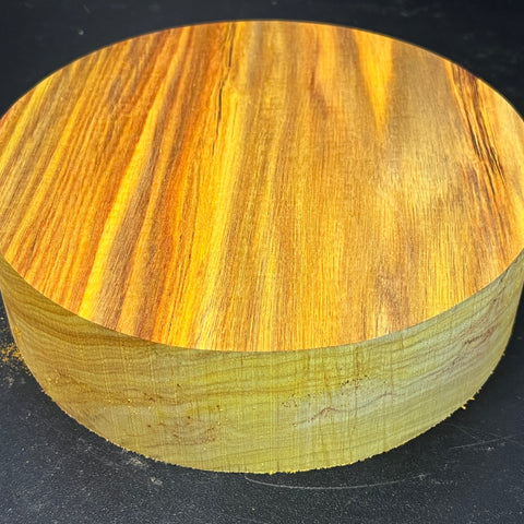7"x2" KD Exhibition Grade Canarywood Wood Bowl Turning Blank (#00246)