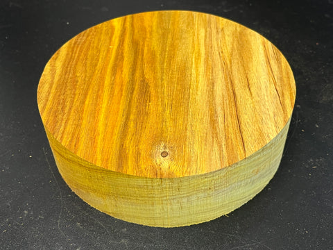 7"x2" KD Exhibition Grade Canarywood Wood Bowl Turning Blank (#00248)