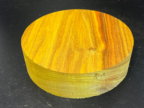 7"x2" KD Exhibition Grade Canarywood Wood Bowl Turning Blank (#00249)