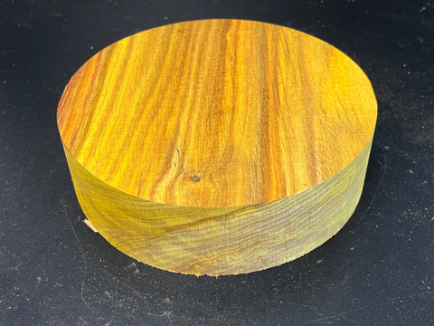 7"x2" KD Exhibition Grade Canarywood Wood Bowl Turning Blank (#00250)