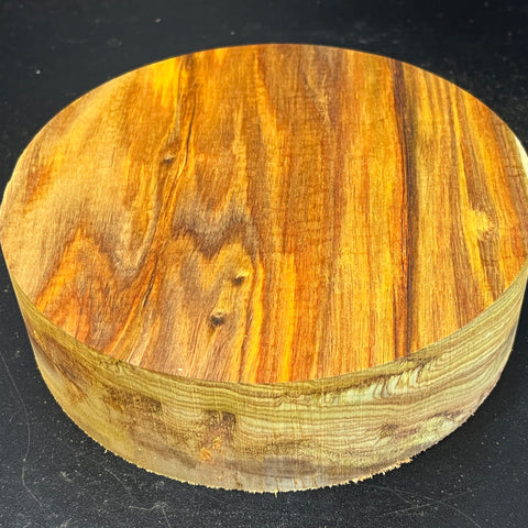 7"x2" KD Exhibition Grade Canarywood Wood Bowl Turning Blank (#00251)