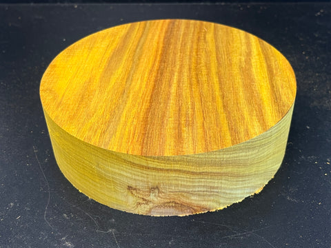 7"x2" KD Exhibition Grade Canarywood Wood Bowl Turning Blank (#00252)
