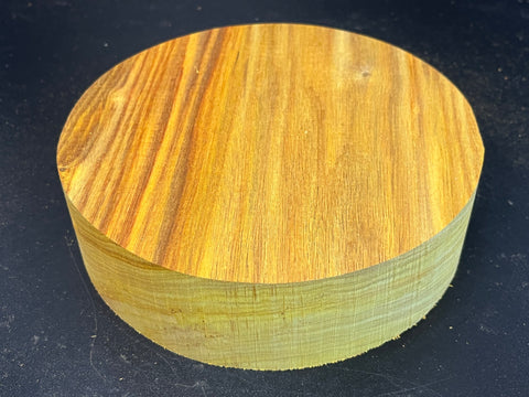 7"x2" KD Exhibition Grade Canarywood Wood Bowl Turning Blank (#00253)