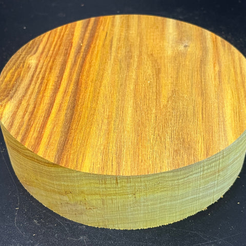 7"x2" KD Exhibition Grade Canarywood Wood Bowl Turning Blank (#00253)