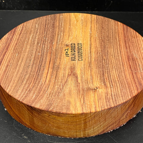 10"x2" KD Exhibition Grade Canarywood Wood Bowl Turning Blank (#00254)