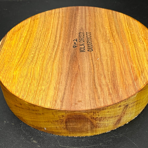 9"x2" KD Exhibition Grade Canarywood Wood Bowl Turning Blank (#00255)