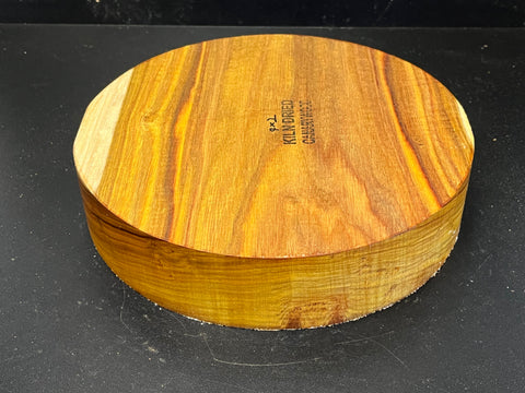 9"x2" KD Exhibition Grade Canarywood Wood Bowl Turning Blank (#00258)