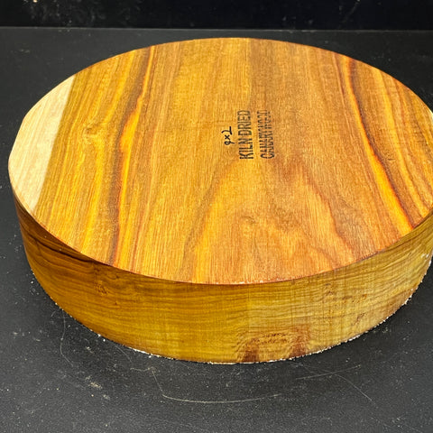 9"x2" KD Exhibition Grade Canarywood Wood Bowl Turning Blank (#00258)