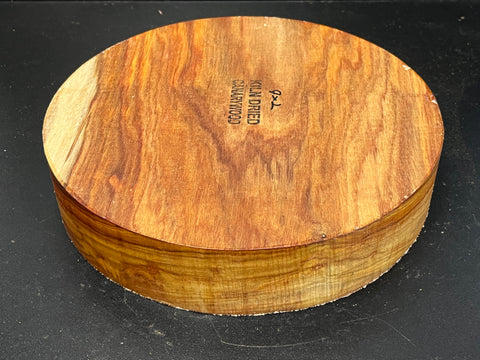 9"x2" KD Exhibition Grade Canarywood Wood Bowl Turning Blank (#00261)