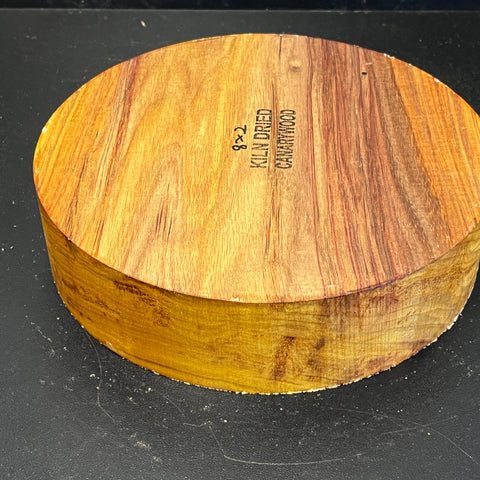 8"x2" KD Exhibition Grade Canarywood Wood Bowl Turning Blank (#00265)