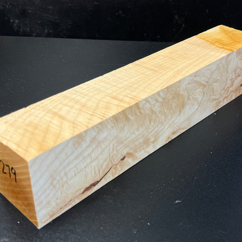 2"x2"x12" KD Figured Hard Maple Wood Spindle Turning Blank (#00279)