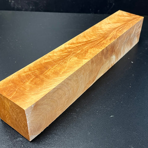 2"x2"x12" KD Figured Hard Maple Wood Spindle Turning Blank (#00281)