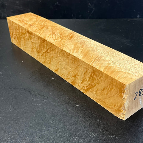 2"x2"x12" KD Figured Hard Maple Wood Spindle Turning Blank (#00283)