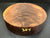 9"x2" KD Figured Black Walnut Wood Bowl Turning Blank (#00304)