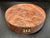 9"x2" KD Figured Black Walnut Wood Bowl Turning Blank (#00312)