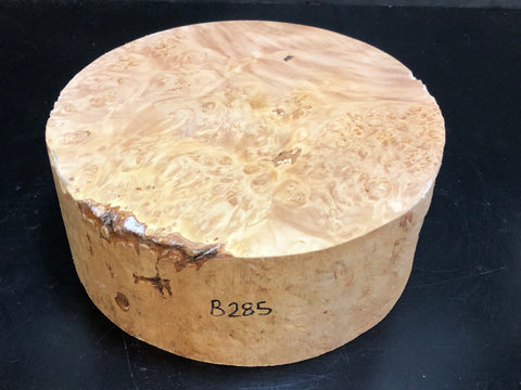 8"x3" KD Maple Burl Wood Bowl Turning Blank (#00285)
