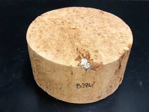 7"x3" KD Maple Burl Wood Bowl Turning Blank (#00286)