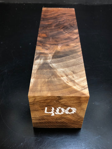 3"x3"x10" KD Figured Walnut Wood Spindle Turning Blank (#00400)