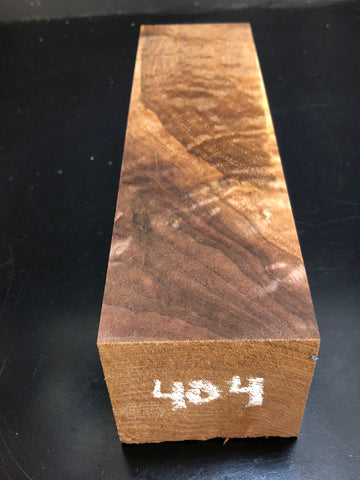 3"x3"x10" KD Figured Walnut Wood Spindle Turning Blank (#00404)