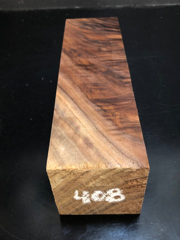 3"x3"x10" KD Figured Walnut Wood Spindle Turning Blank (#00408)