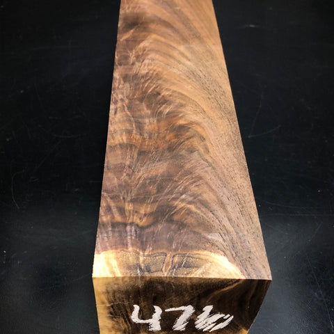 3"x3"x8" KD Maple Burl Wood Spindle Turning Blank (#0049)