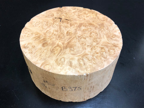 7"x3" KD Maple Burl Wood Bowl Turning Blank (#00375)