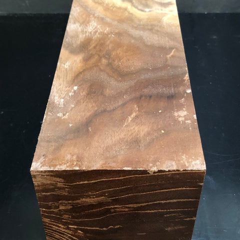 3"x3"x8" KD Maple Burl Wood Spindle Turning Blank (#00241)