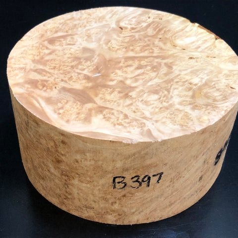 7"x3" KD Maple Burl Wood Bowl Turning Blank (#00397)