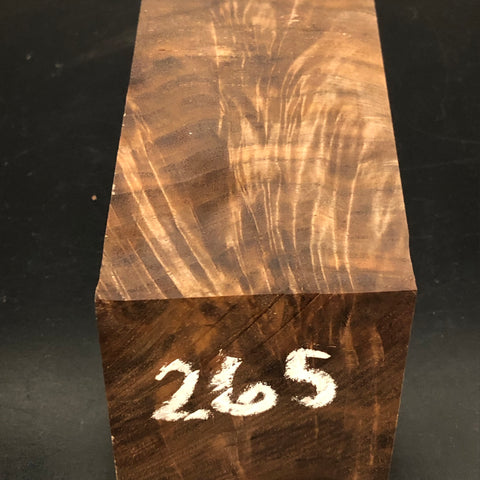 3"x3"x6" KD Figured Walnut Wood Spindle Turning Blank (#00265)