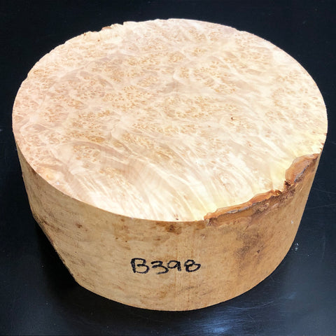7"x3" KD Maple Burl Wood Bowl Turning Blank (#00398)