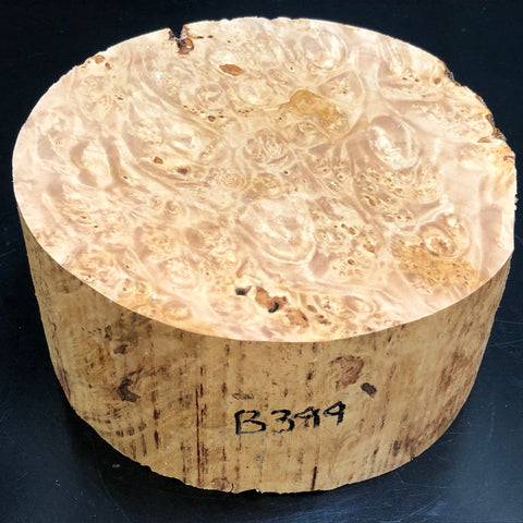 7"x3" KD Maple Burl Wood Bowl Turning Blank (#00399)
