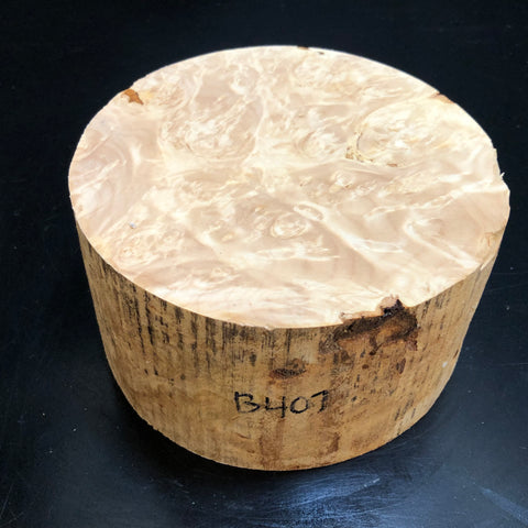 6"x3" KD Maple Burl Wood Bowl Turning Blank (#00407)