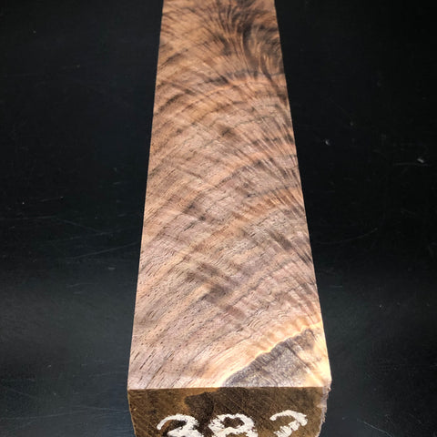 2"x2"x12" KD Figured Walnut Wood Spindle Turning Blank (#00382)