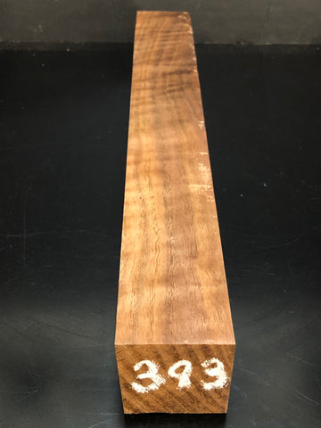 2"x2"x18" KD Figured Walnut Wood Spindle Turning Blank (#00393)