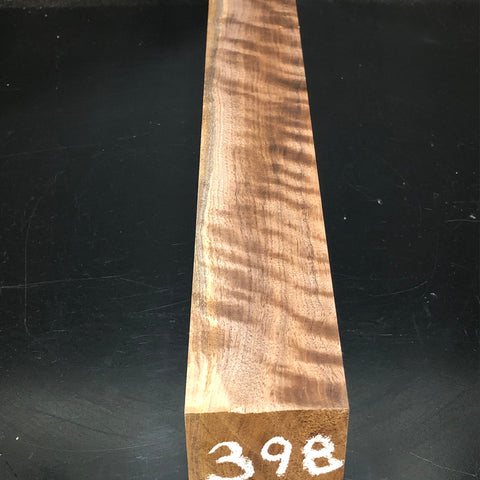 2"x2"x18" KD Figured Walnut Wood Spindle Turning Blank (#00398)