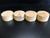 4"x2" KD Spalted Hard Maple Wood (4 pcs) Bowl Turning Blanks (#0056)