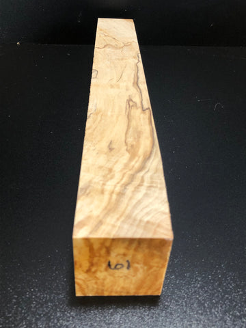 2"x2"x18" KD Spalted Hard Maple Wood Spindle Turning Blank (#0061)