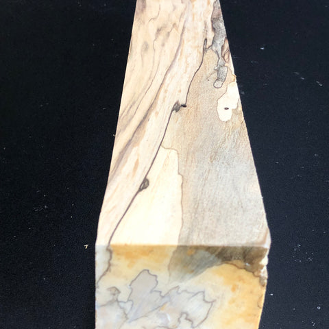 2"x2"x12" KD Spalted Hard Maple Wood Spindle Turning Blank (#0091)