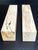 2"x2"x12" KD Spalted Hard Maple Wood (2 pcs) Spindle Turning Blanks (#0093)