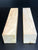 2"x2"x12" KD Spalted Hard Maple Wood (2 pcs) Spindle Turning Blanks (#0093)