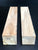 2"x2"x12" KD Spalted Hard Maple Wood (2 pcs) Spindle Turning Blanks (#0094)