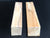 2"x2"x12" KD Spalted Hard Maple Wood (2 pcs) Spindle Turning Blanks (#0096)