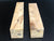 2"x2"x12" KD Spalted Hard Maple Wood (2 pcs) Spindle Turning Blanks (#0098)