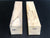2"x2"x12" KD Spalted Hard Maple Wood (2 pcs) Spindle Turning Blanks (#00100)