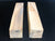 2"x2"x12" KD Spalted Hard Maple Wood (2 pcs) Spindle Turning Blanks (#00101)