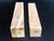 2"x2"x12" KD Spalted Hard Maple Wood (2 pcs) Spindle Turning Blanks (#00102)