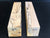 2"x2"x12" KD Spalted Hard Maple Wood (2 pcs) Spindle Turning Blanks (#00103)