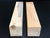 2"x2"x12" KD Spalted Hard Maple Wood (2 pcs) Spindle Turning Blanks (#00104)